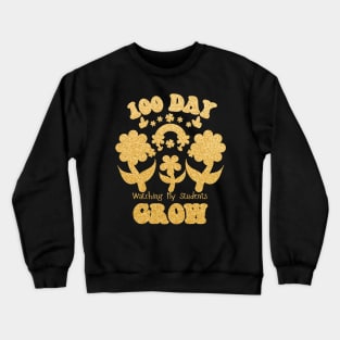 100 days smarter for girls boys kids Crewneck Sweatshirt